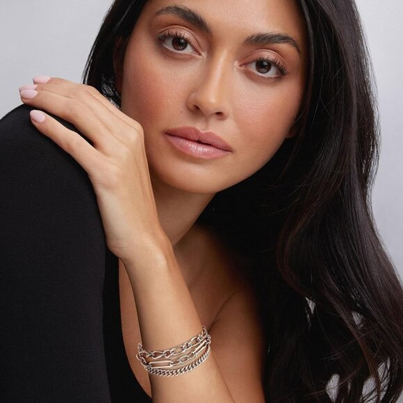 14K Gold Bracelets for Women Adjustable Slider Bracelet Bangle Bracelets for Wom - Picture 3 of 8